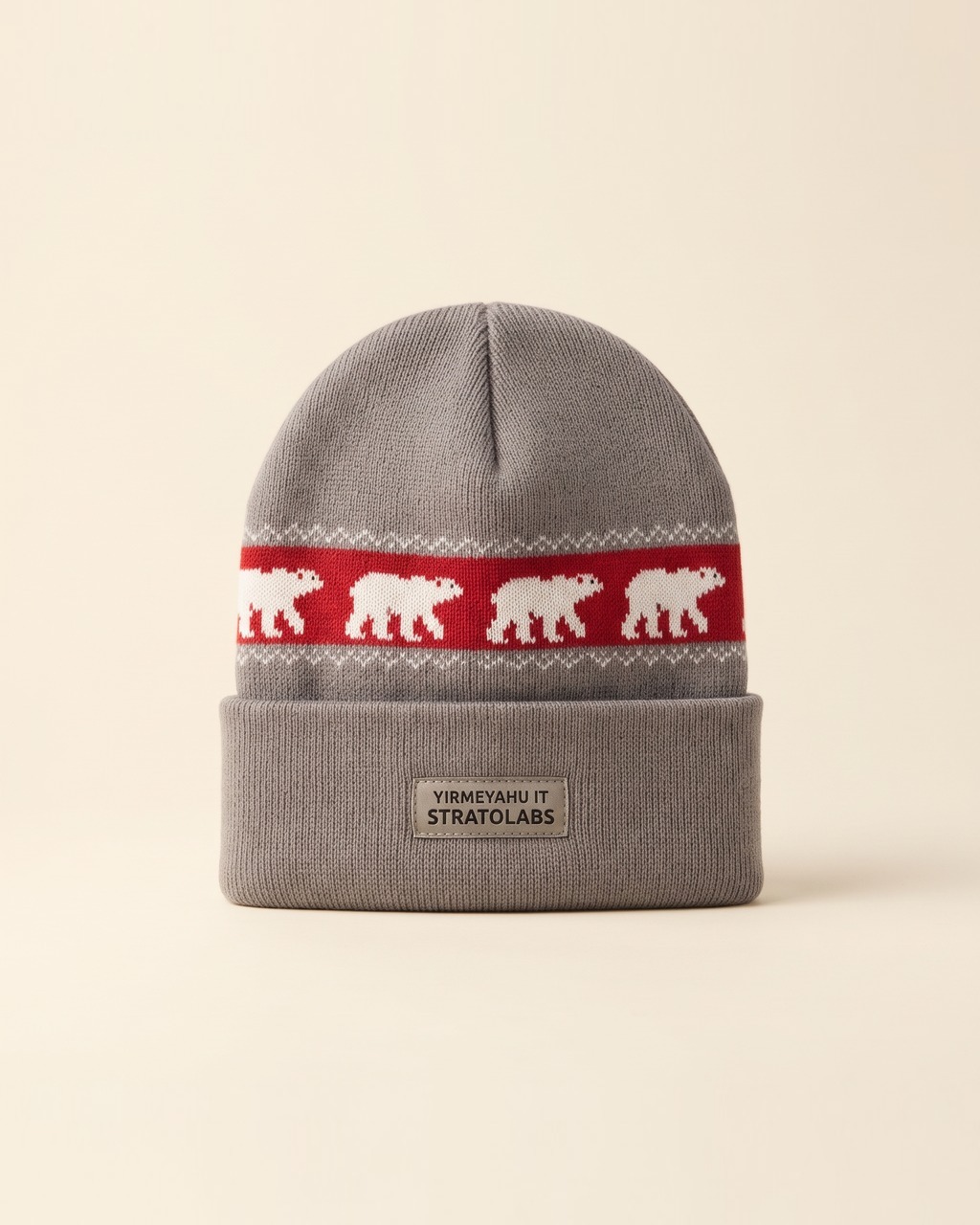 Polar Bear Cuff Beanie