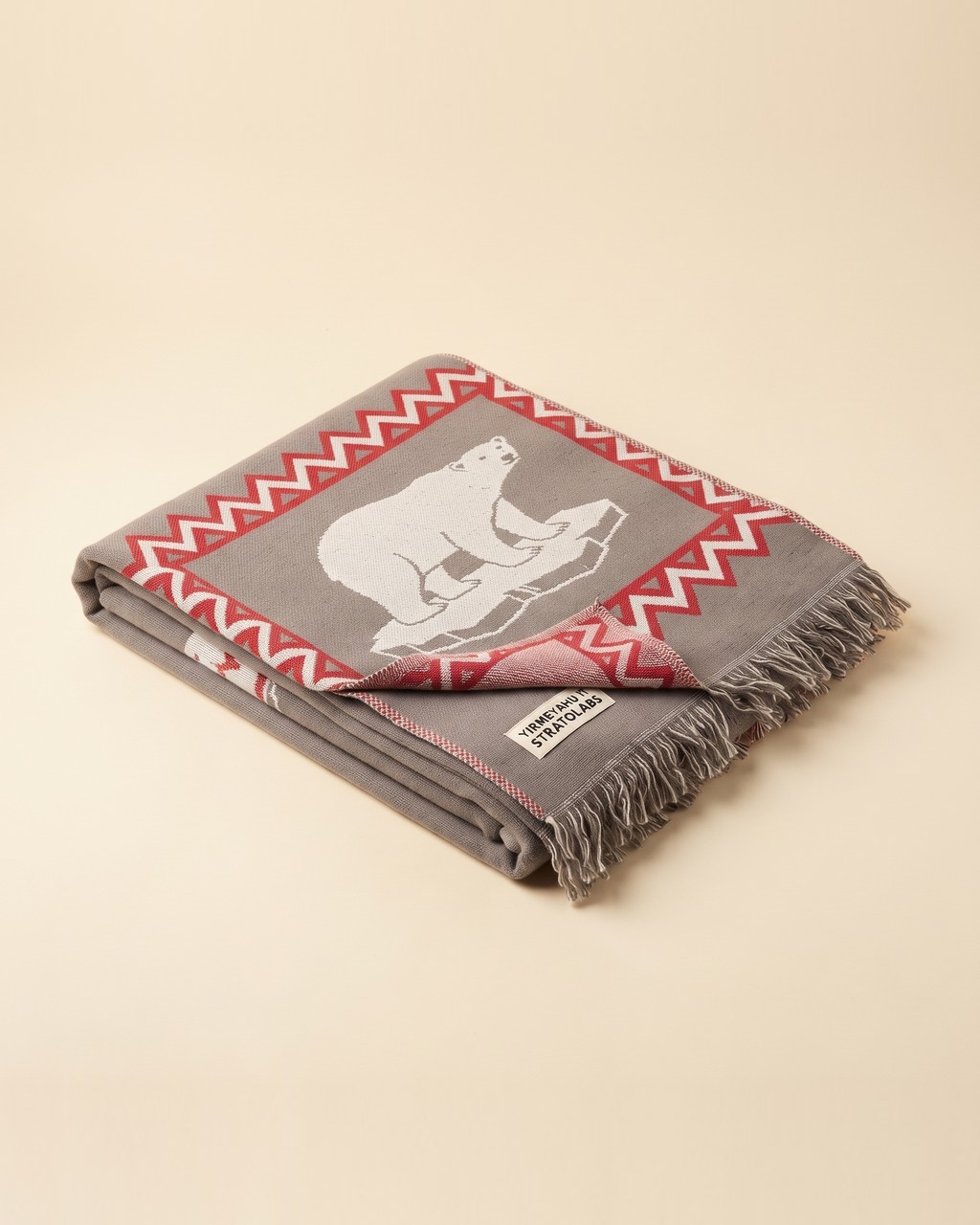 Polar Bear Throw Blanket